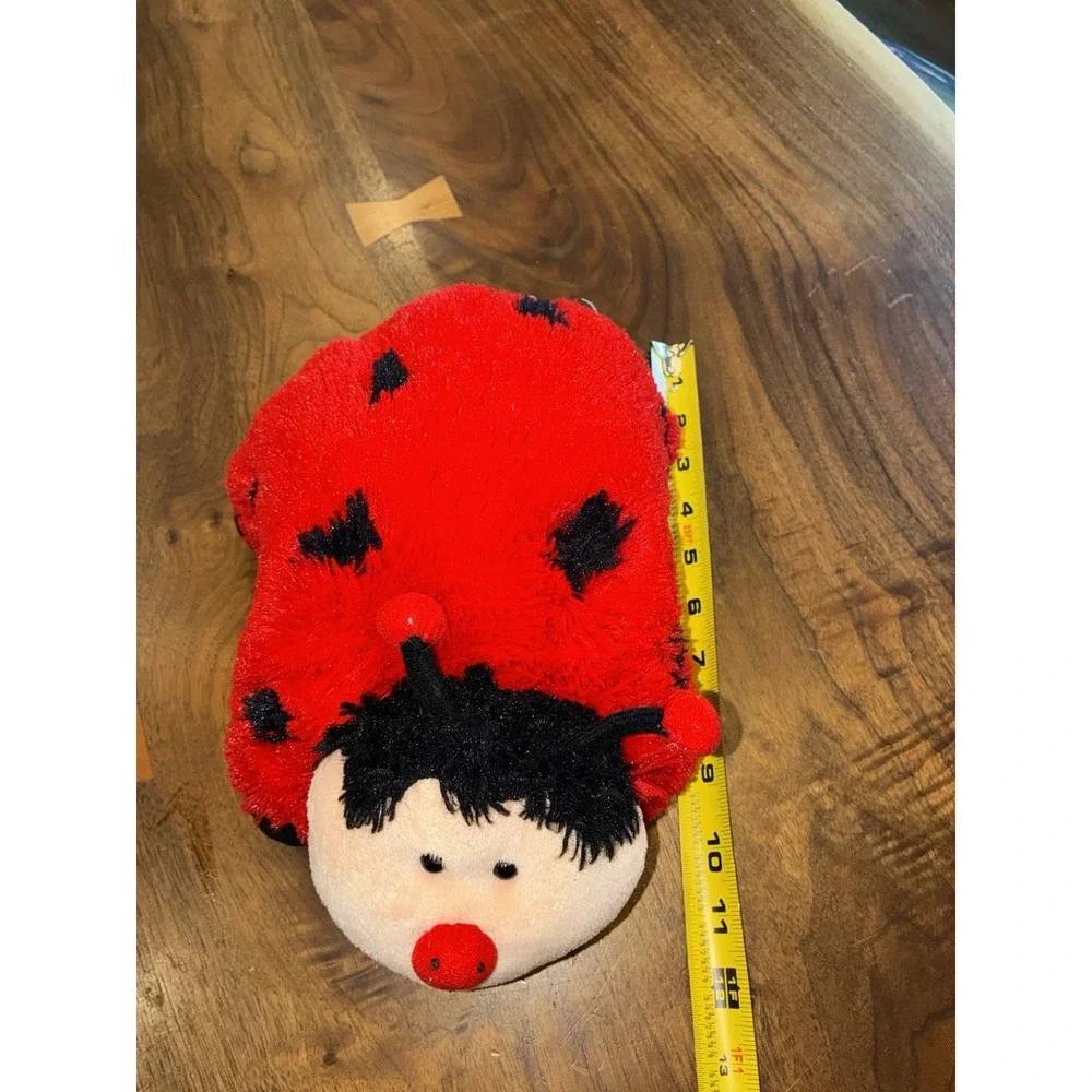 Pillow Pet Ms Ladybug '10 Red Black Soft Stuffed Plush Original 11